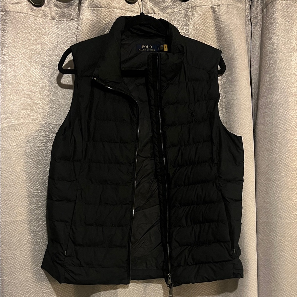 Ralph Lauren Black Puffer Vest
